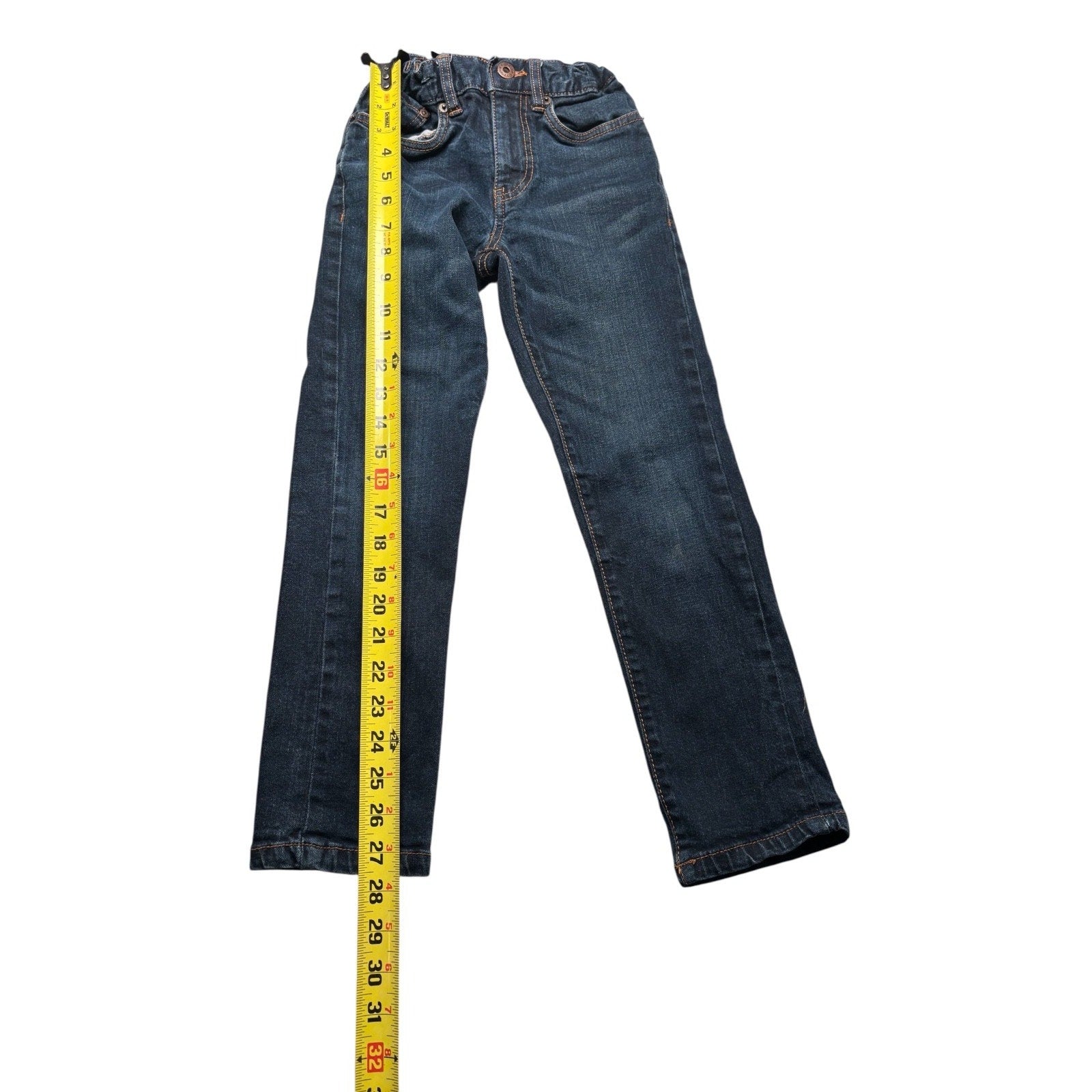Lucky Brand Kids Jeans Dark Wash Denim Elastic Waist Pants KDS16