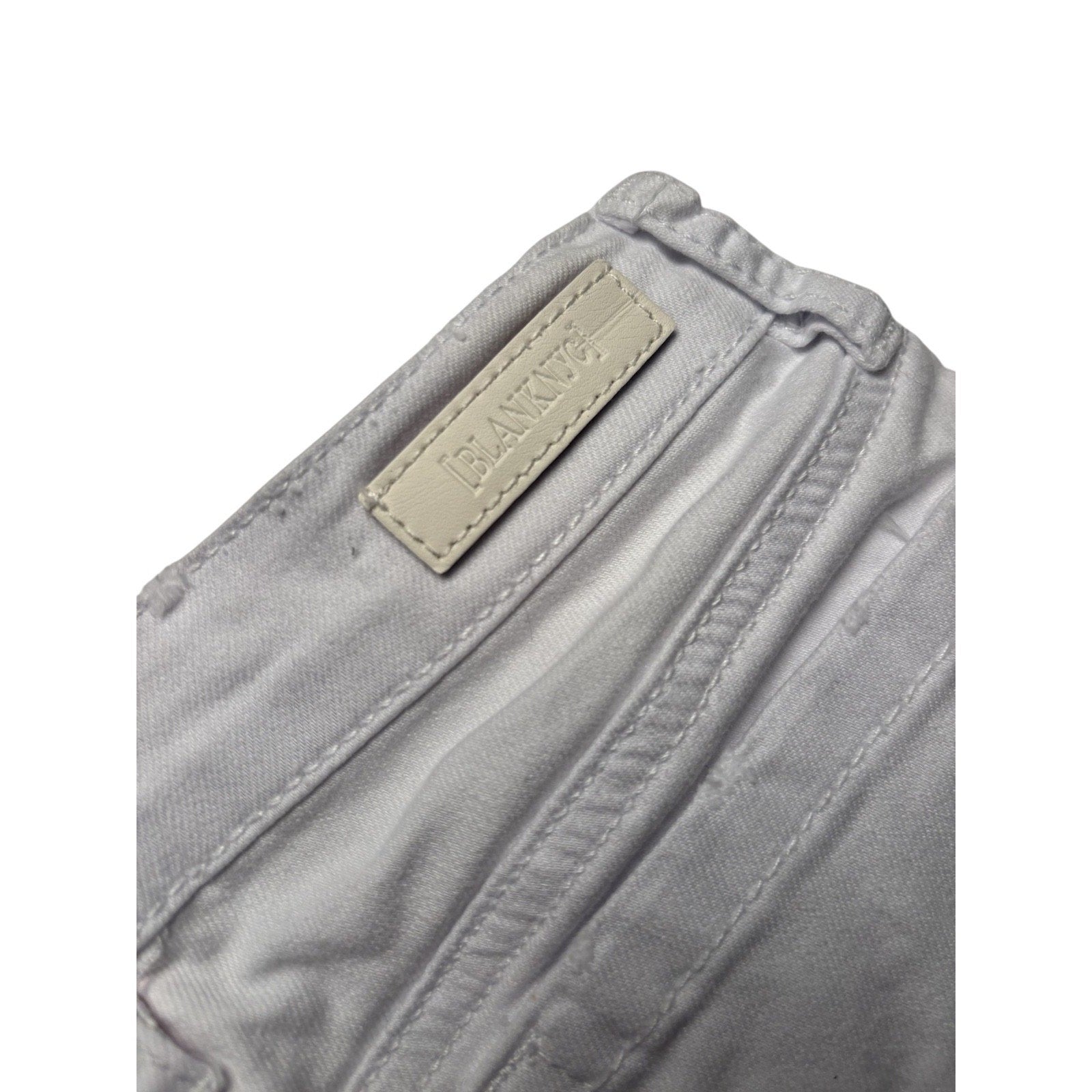 Blank NYC White Denim Shorts Cutoff Frayed Hem Stretch Summer CasualKID'S KDS08