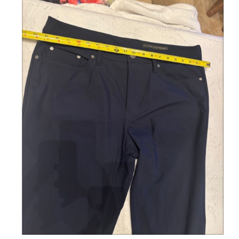 J Hilburn RJM Navy Performance Pants Mens 40x30 Stretch Casual Dress Travel