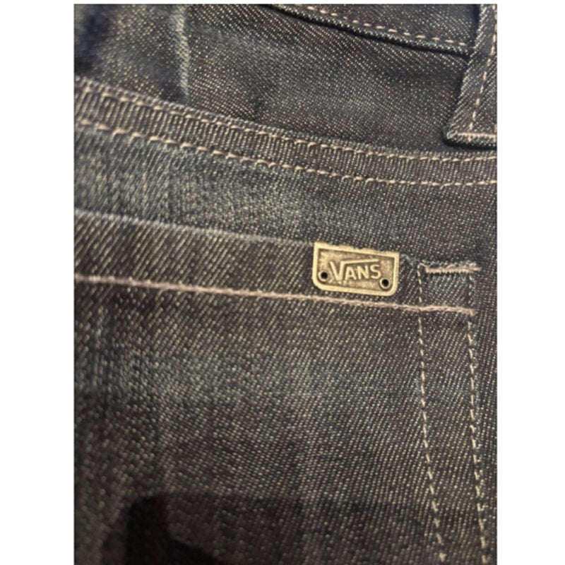 Vans Denim Shorts Mens 32 Dark Wash Skate Streetwear Jean Shorts