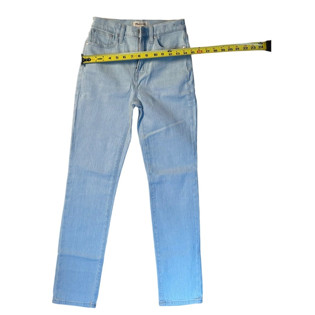 Madewell Light Wash Jeans Women’s High Rise Straight Leg
