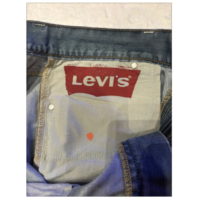 Levi’s 514 Cutoff Denim Shorts Mens 34 Light Wash Distressed Raw Hem Jean Shorts