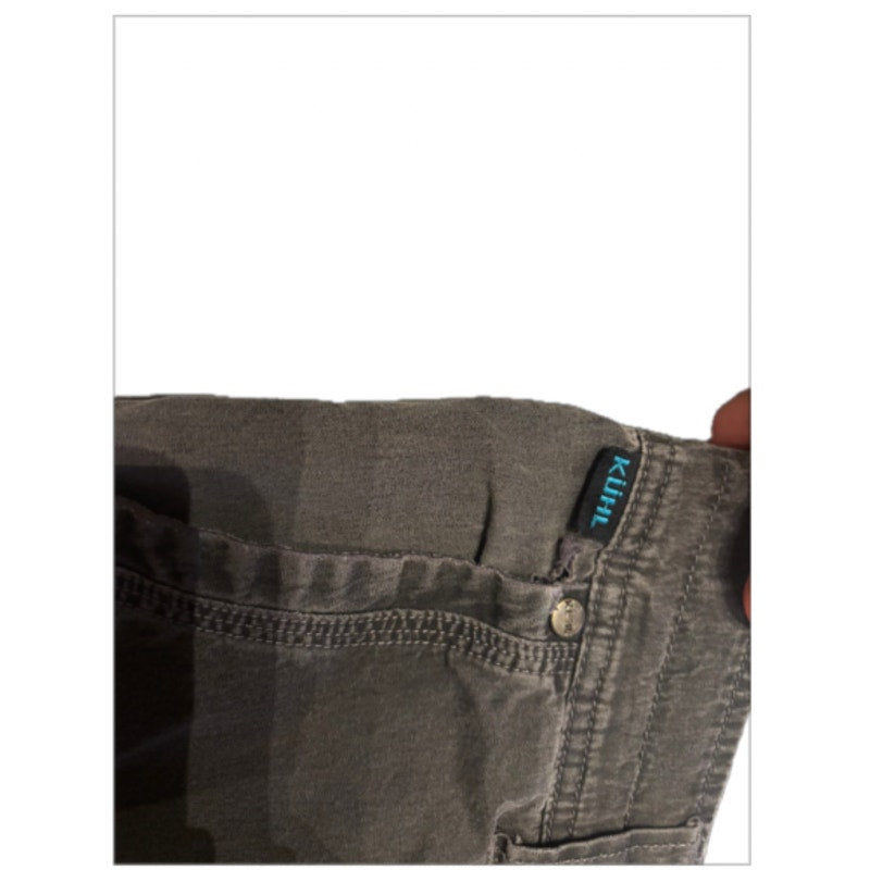 KÜHL Mountain Kultur Cargo Hiking Shorts Mens Gray Outdoor Utility Shorts