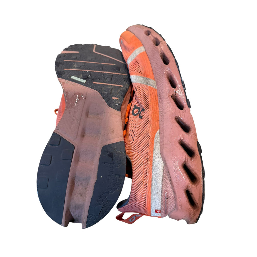 On Cloudsurfer Trail Men’s 13 Orange Running Trail Shoes