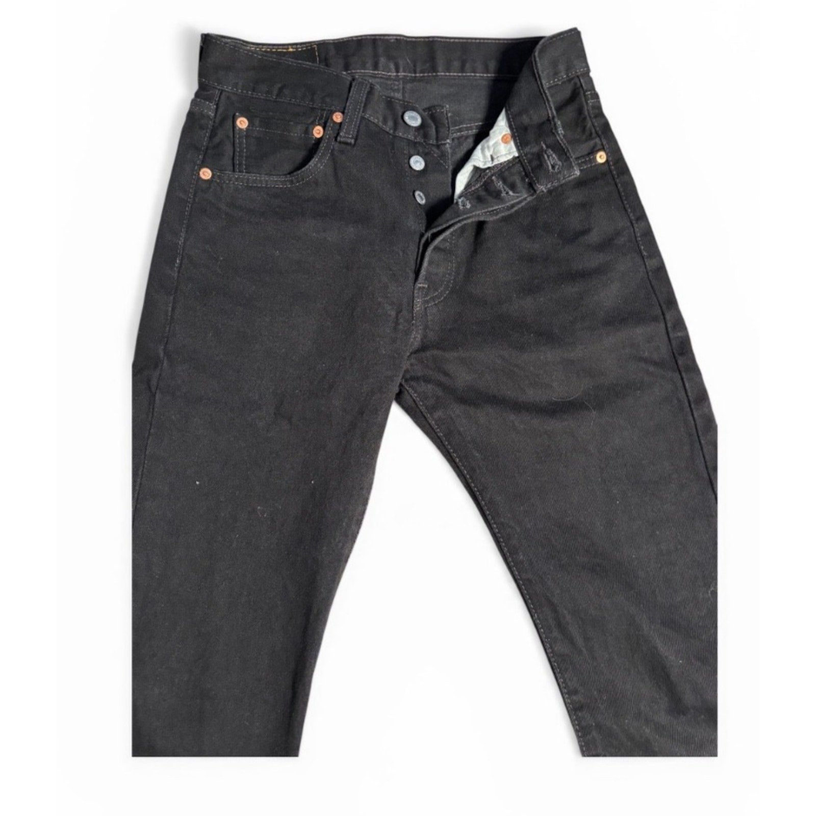 Levi’s 501 Women’s Jeans W28 L32 ButtonFly Straight LegMedium Wash Denim 5010140