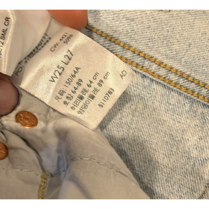 Levis Ribcage Straight Ankle Jeans Womens 25 26 Lot of 2 #20