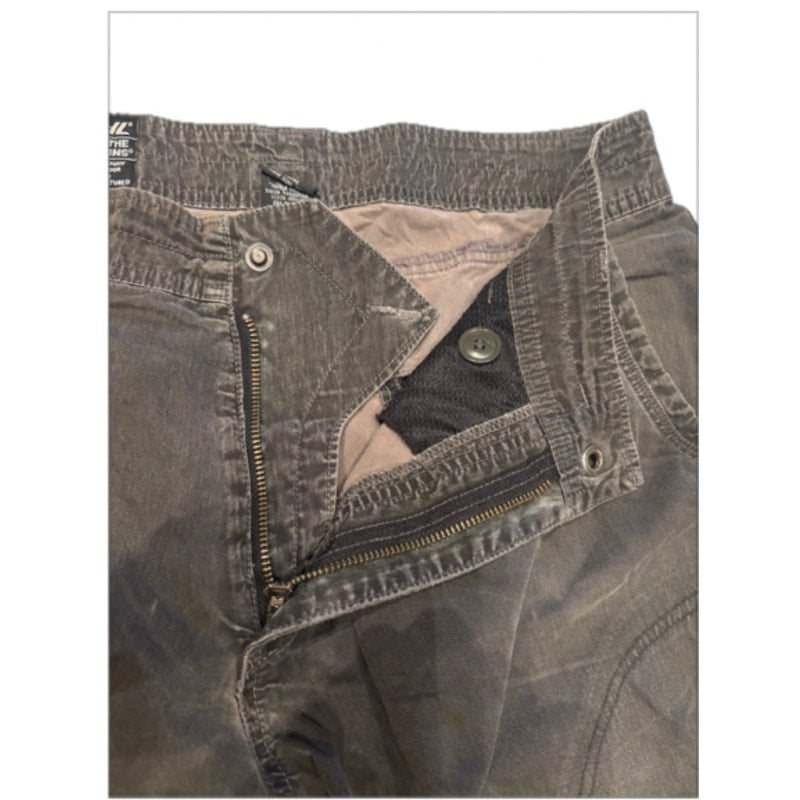 KÜHL Mountain Kultur Cargo Hiking Shorts Mens Gray Outdoor Utility Shorts