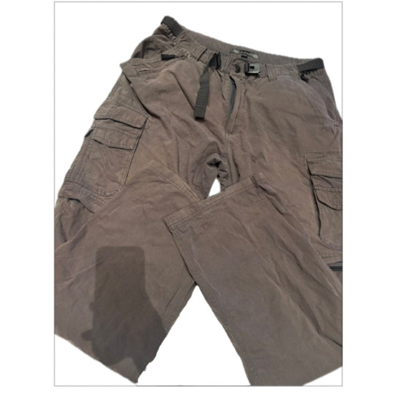 BC Clothing Convertible Cargo Pants Mens XLx34 Zip Off Hiking Utility Pants