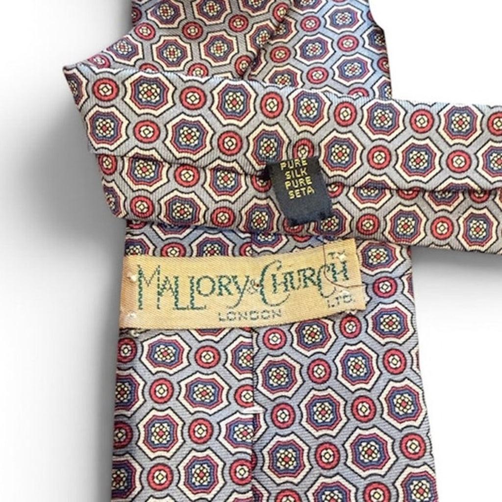 6 LOT Vintage Designer Men's Neckties Silk USA Bill Blass Wilson's Henry Grethel