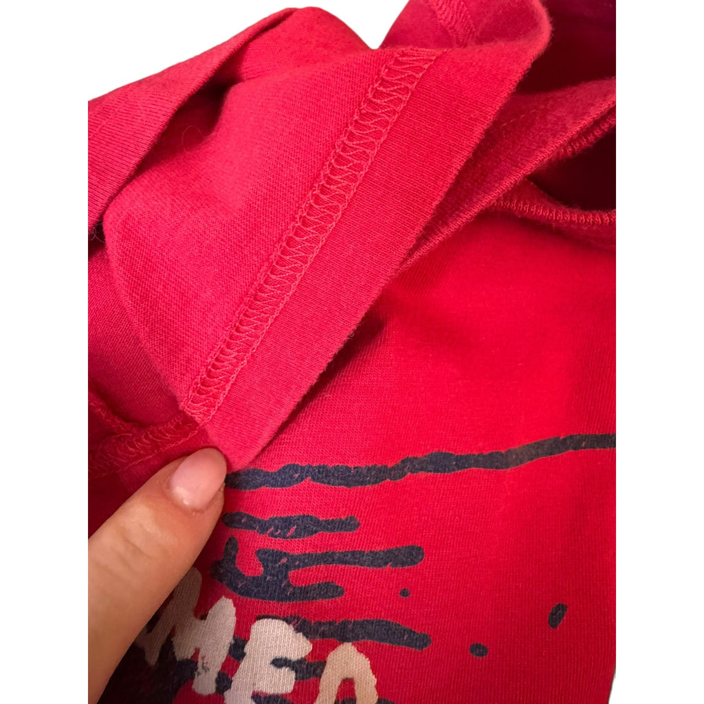 Barbour Greatcoat Red Graphic T Shirt Men’s M Heritage Outdoor