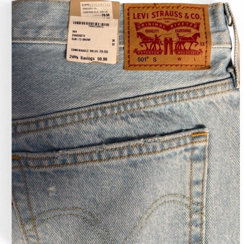 Levi's 501 High Rise Button Fly jeans in size W32 L30 - 5010138
