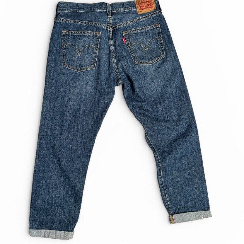 womens levis 501 button fly ankle slim jeans vintage 5010137