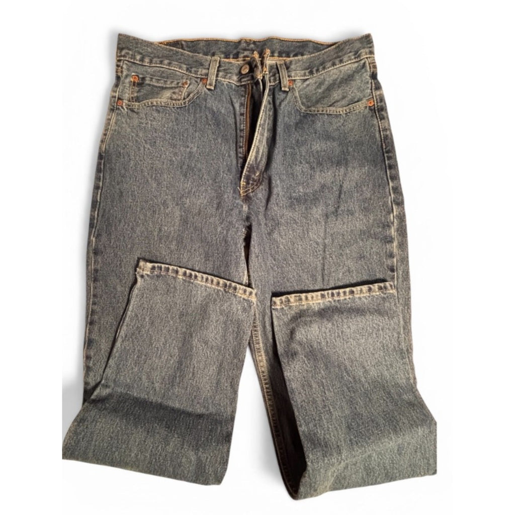 Levi’s 550 Men’s Relaxed Fit Tapered Leg Jeans W36 L34 Blue Denim - 5500101