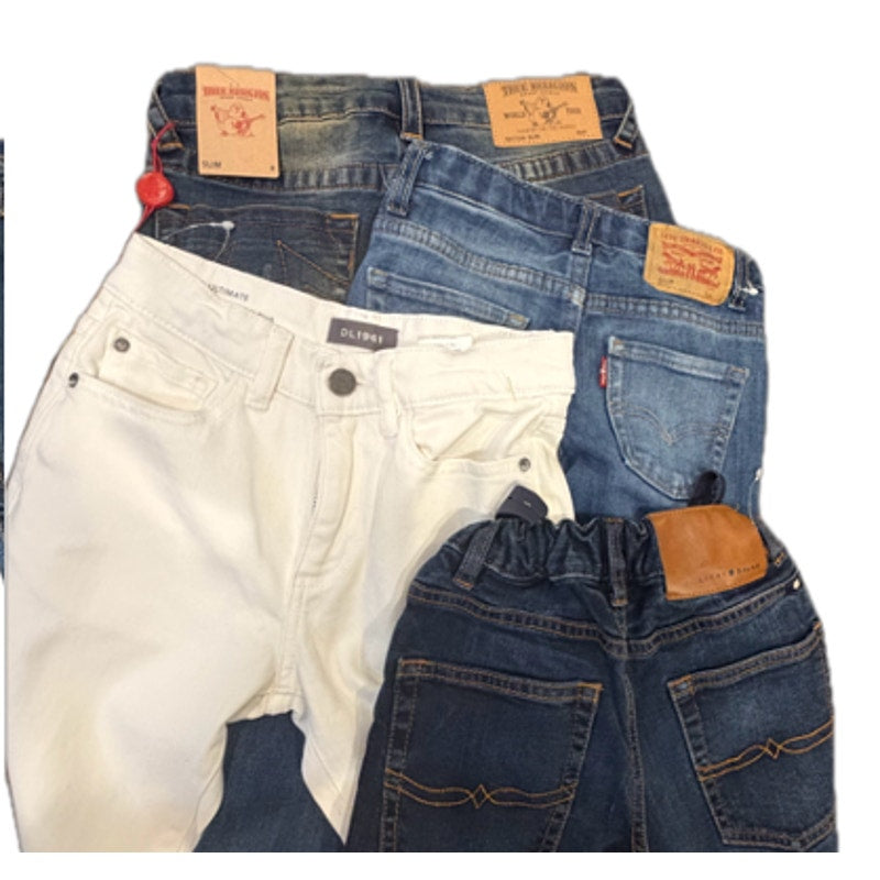 True Religion Levis Lucky Brand DL1961 Kids Jeans Lot 4  #21