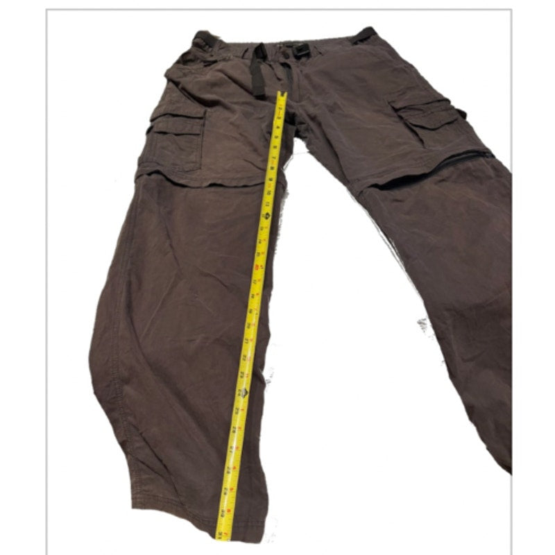 BC Clothing Convertible Cargo Pants Mens XLx34 Zip Off Hiking Utility Pants