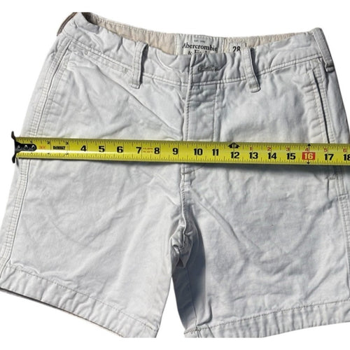 Abercrombie & Fitch Women’s Khaki Shorts Size 28 Casual Chino Summer SHT06