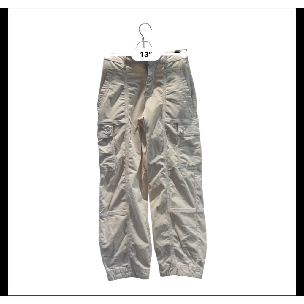 Anthropologie Women's Beige Cargo Utility Pants
