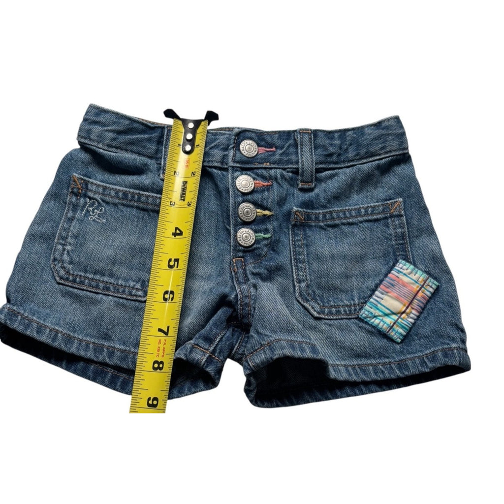 Polo Ralph Lauren Girls Denim Shorts Button Fly Blue Jean Shorts KDS14