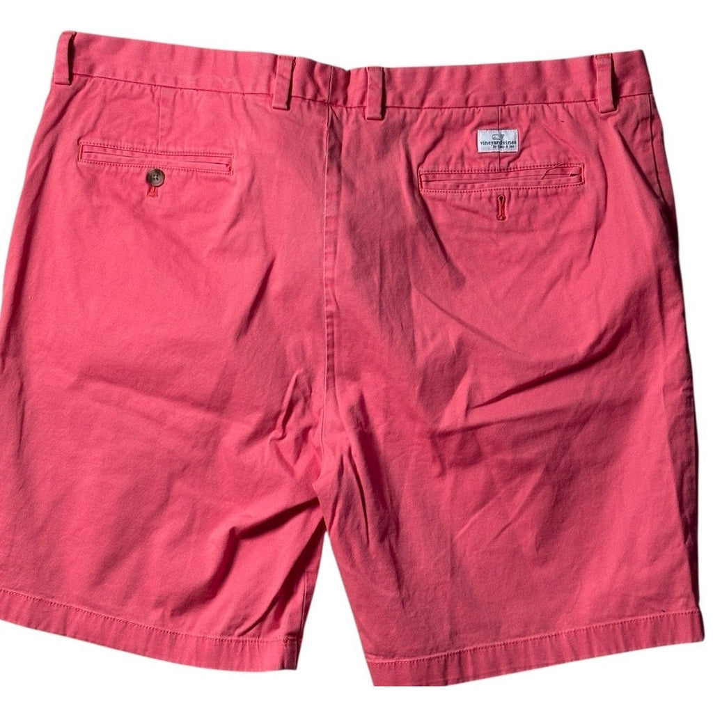 Vineyard Vines Breaker Shorts Size 40 Pink Chino Golf Preppy Frat Boy SHT02