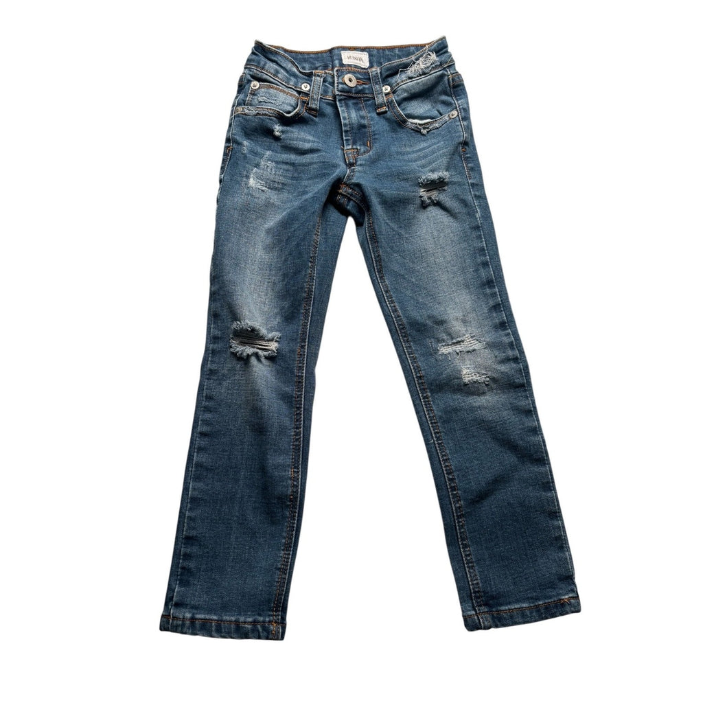 Hudson KIDS Distressed Skinny Jeans Blue Stretch Denim Ripped KDS11