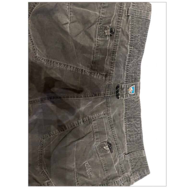 KÜHL Mountain Kultur Cargo Hiking Shorts Mens Gray Outdoor Utility Shorts