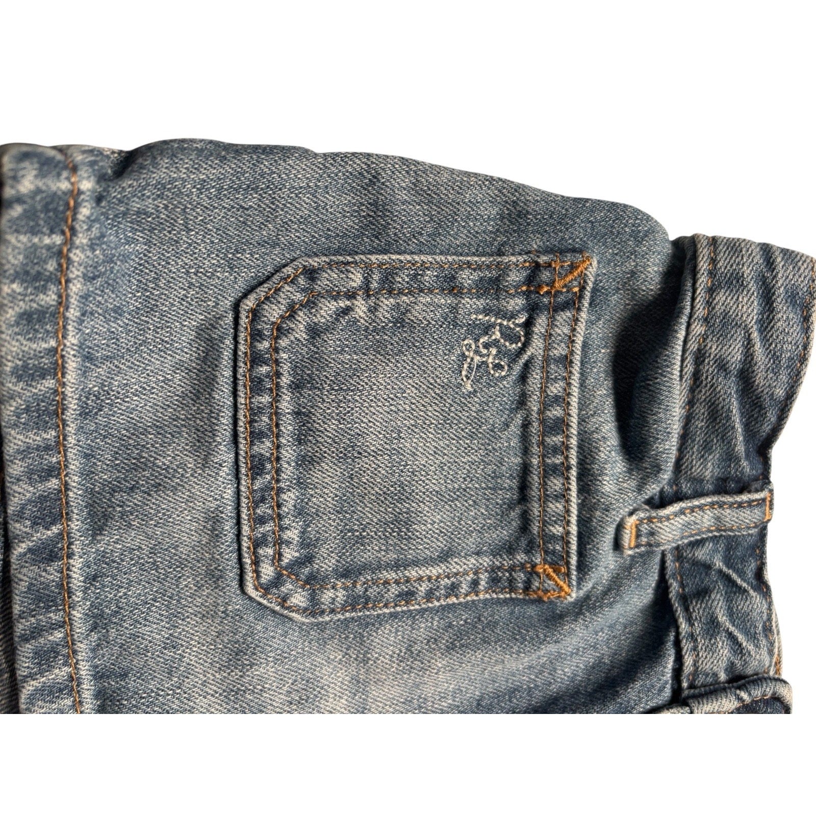 Polo Ralph Lauren Girls Denim Shorts Button Fly Blue Jean Shorts KDS14