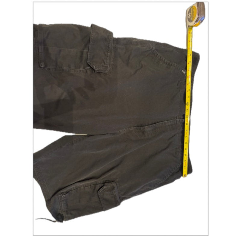 Y2K No Fear Cargo Shorts Black Utility Skate Streetwear Goth Mens Shorts