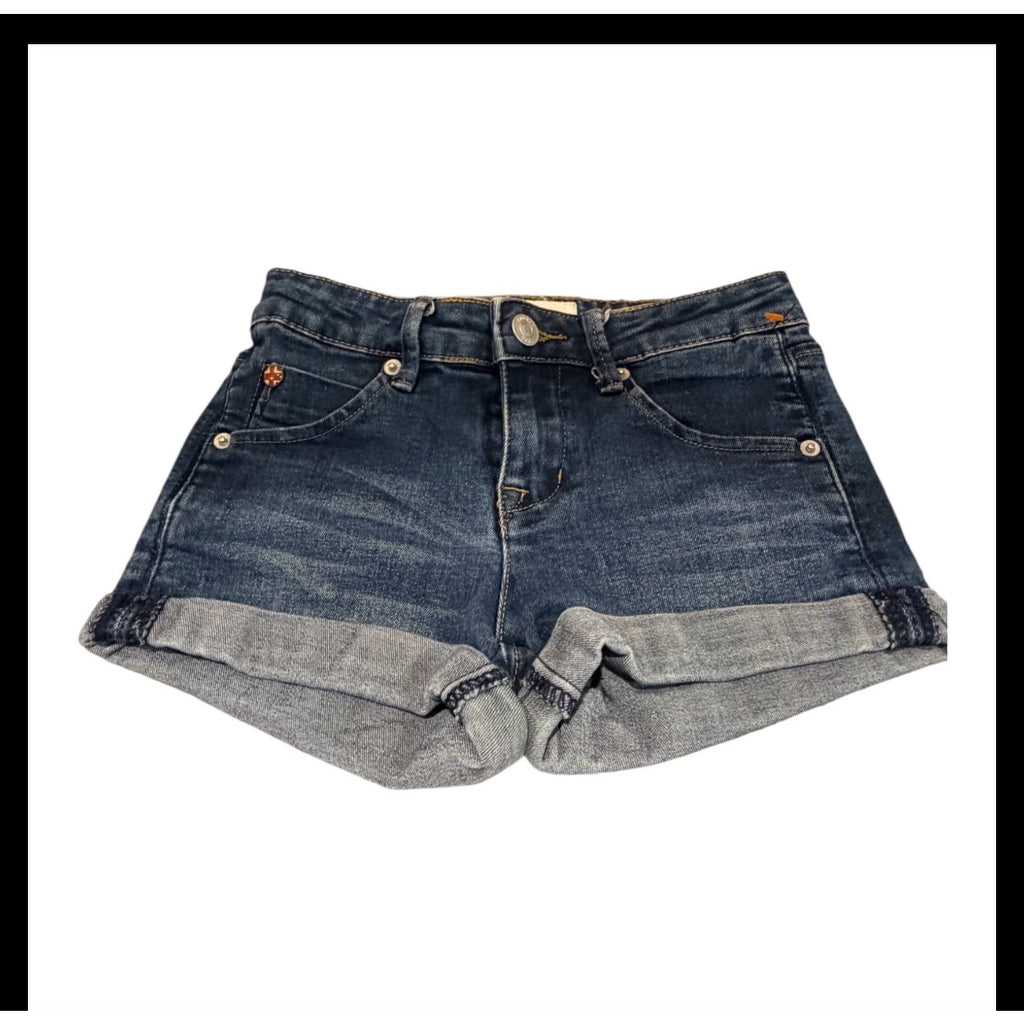 Hudson Jeans Womens Size 10 Cuffed Denim Shorts Dark Wash