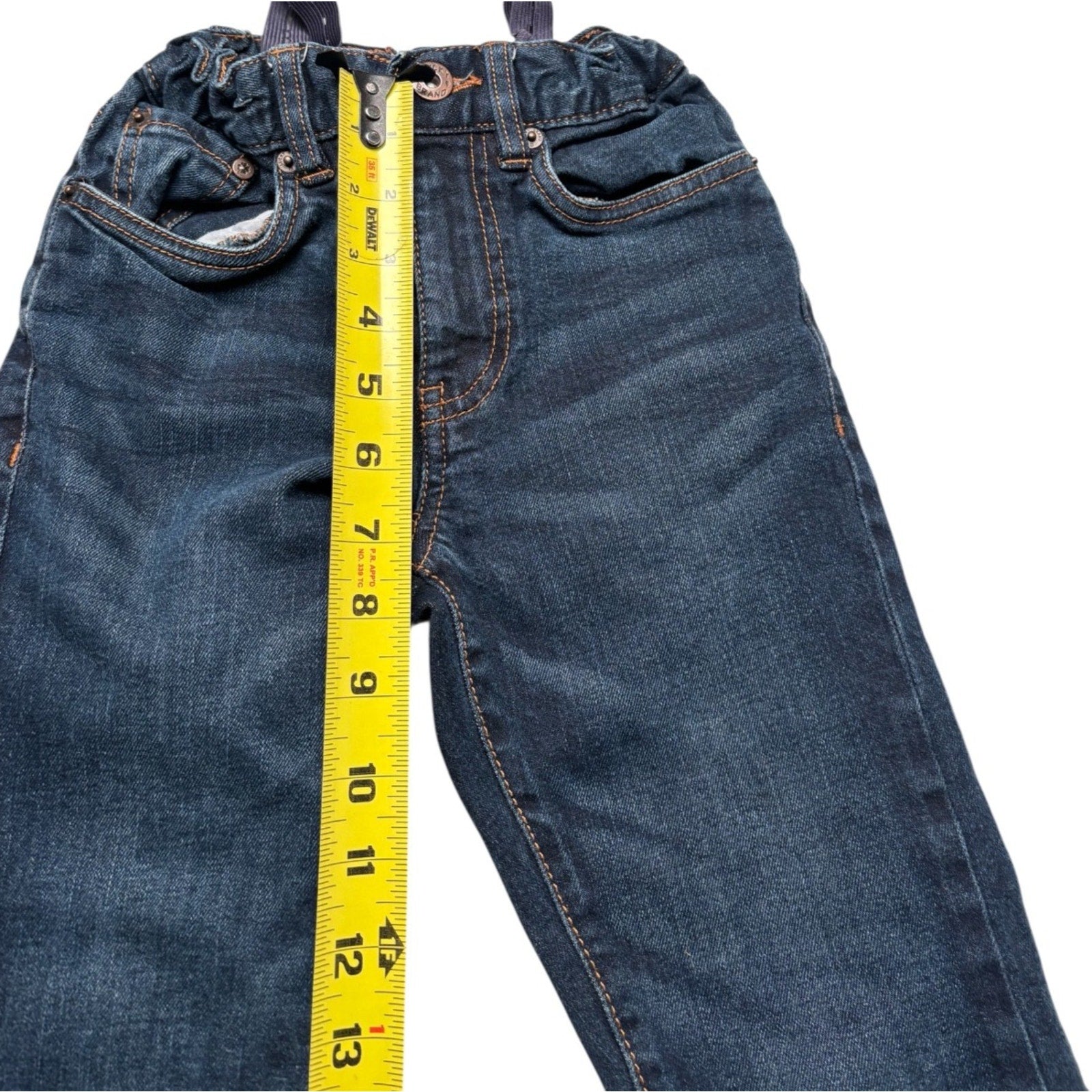 Lucky Brand Kids Jeans Dark Wash Denim Elastic Waist Pants KDS16
