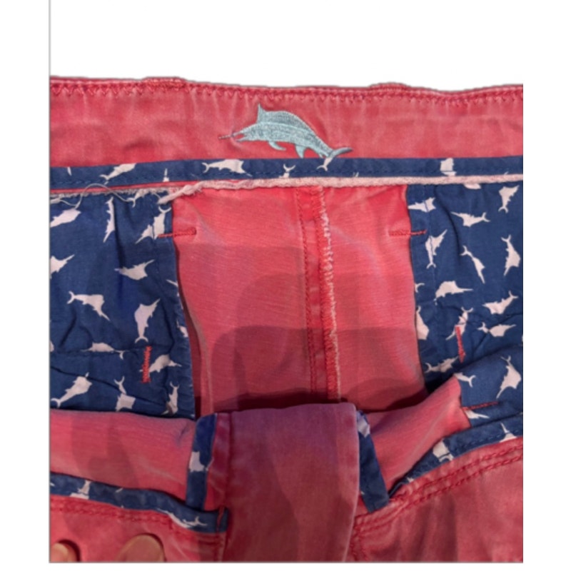 Tommy Bahama Mens Coral Cargo Shorts 36 Flat Front Island Resort Casual