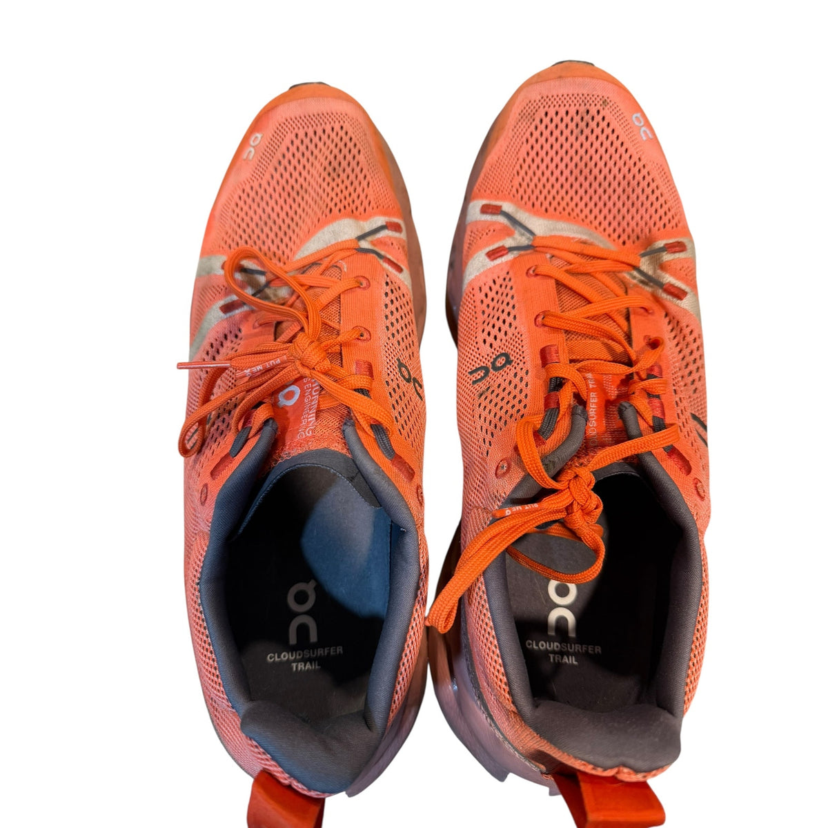 On Cloudsurfer Trail Men’s 13 Orange Running Trail Shoes