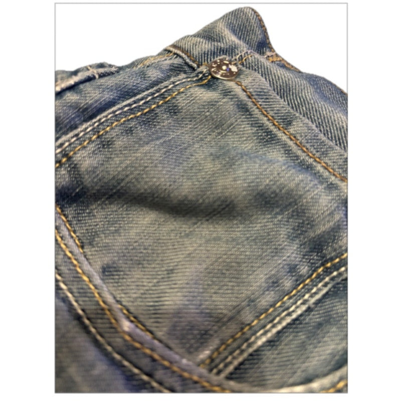 Levi’s 514 Cutoff Denim Shorts Mens 34 Light Wash Distressed Raw Hem Jean Shorts
