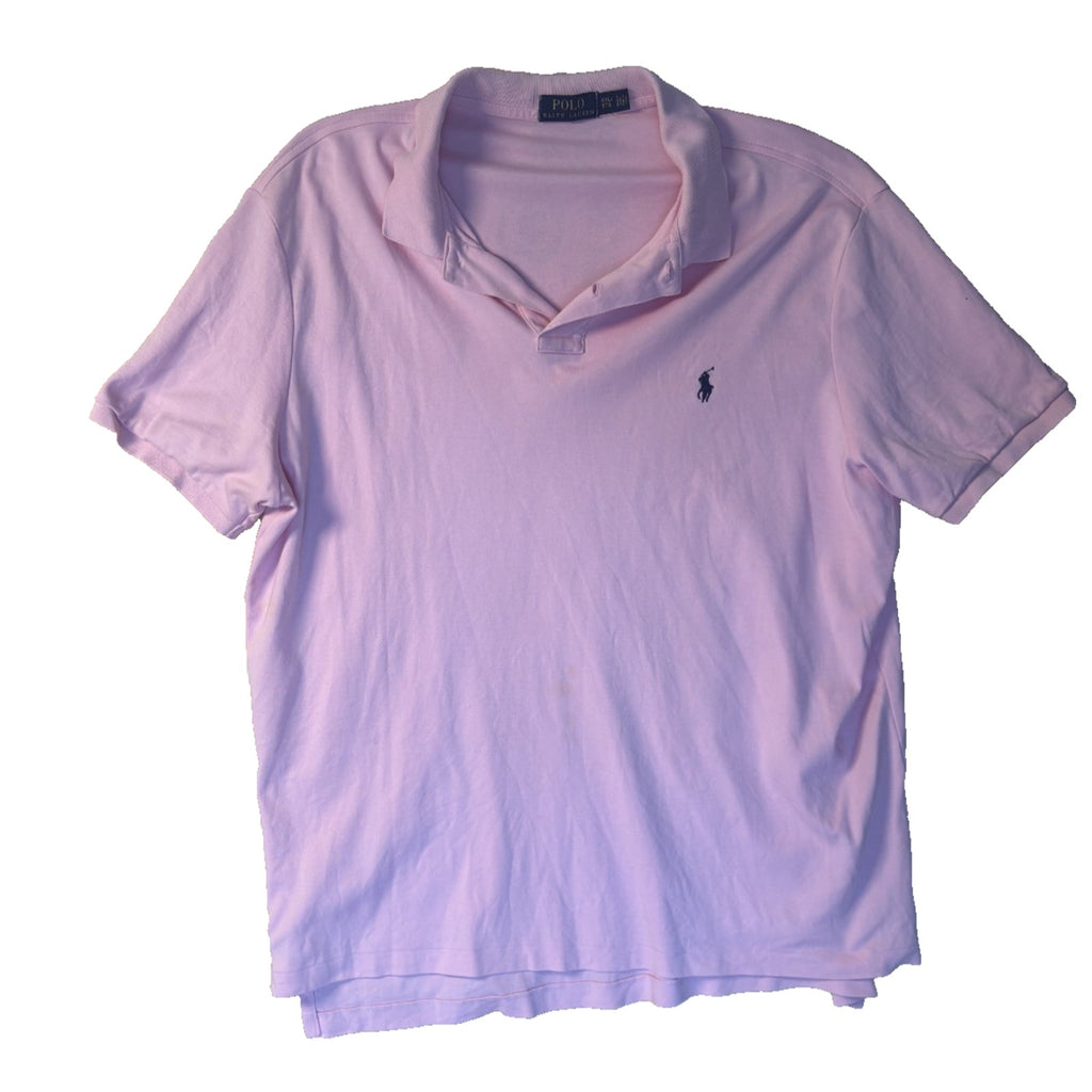 Polo Ralph Lauren Pink Polo Shirt Men’s XL Tall Short Sleeve Pony Logo MN04