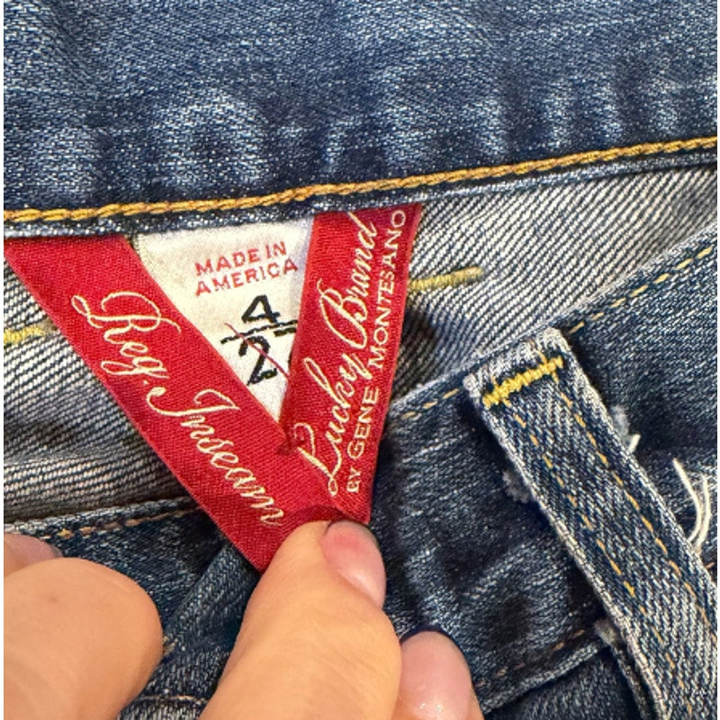 Lucky Brand USA Madewell Jeans Lot 2 Y2K Button Fly