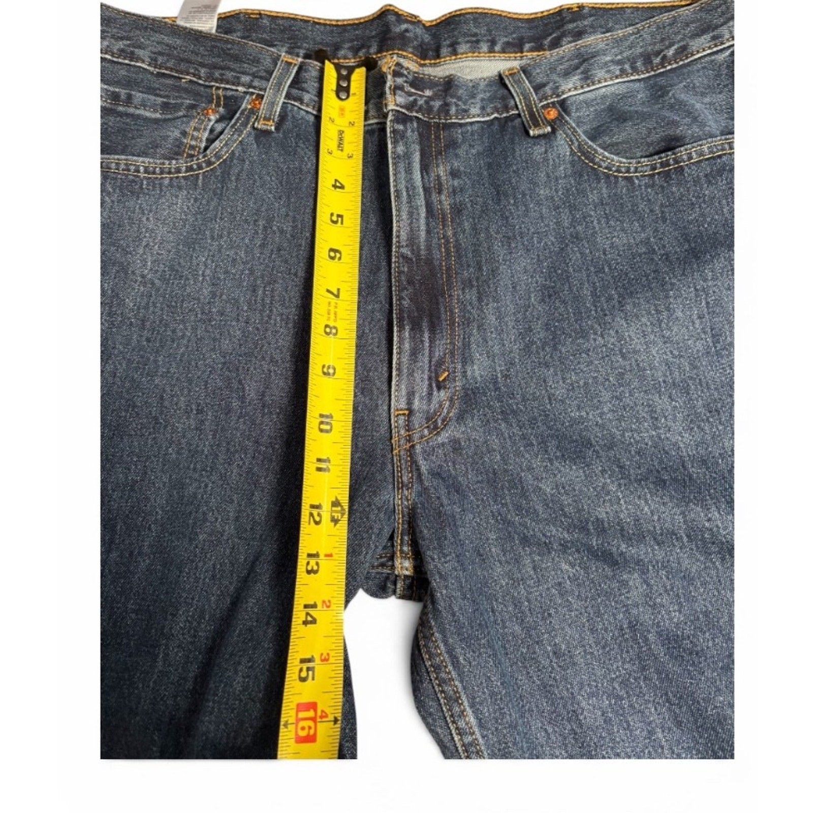 Levi’s 550 Men’s Relaxed Fit Tapered Leg Jeans W40 L30 Blue Denim - 5500102