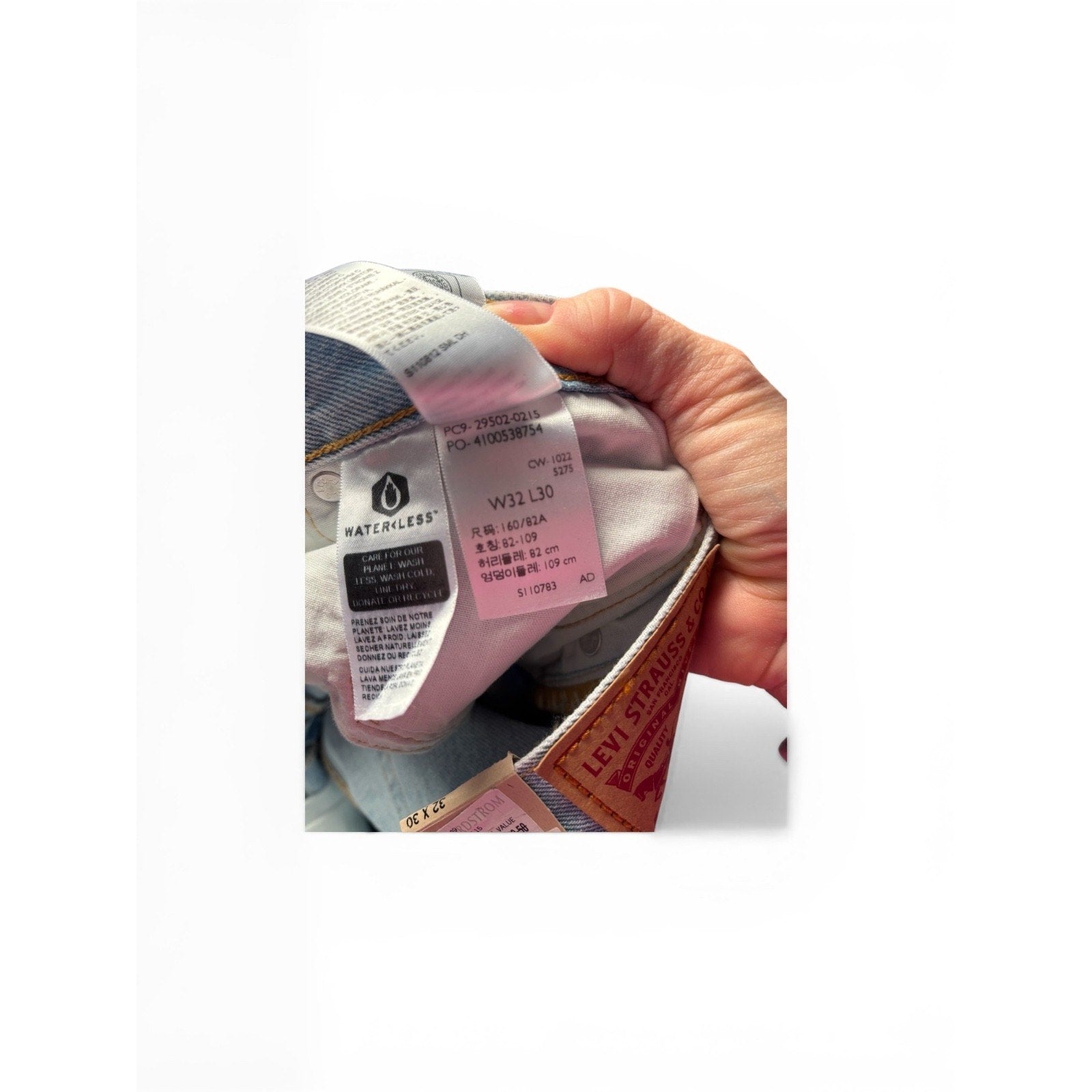 Levi's 501 High Rise Button Fly jeans in size W32 L30 - 5010138