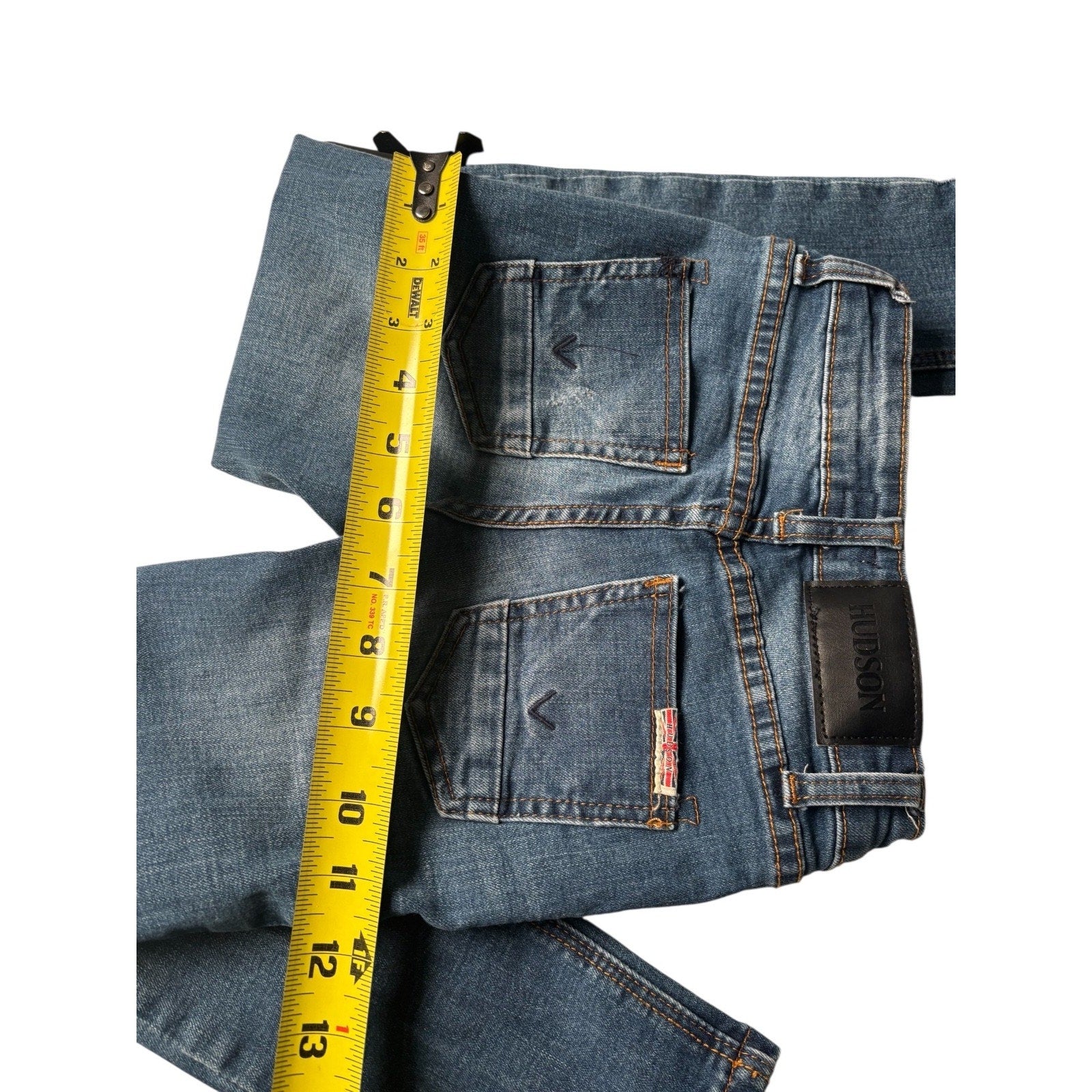 Hudson KIDS Distressed Skinny Jeans Blue Stretch Denim Ripped KDS11