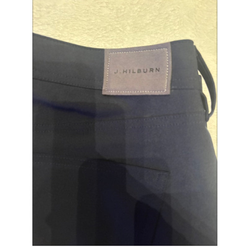 J Hilburn RJM Navy Performance Pants Mens 40x30 Stretch Casual Dress Travel