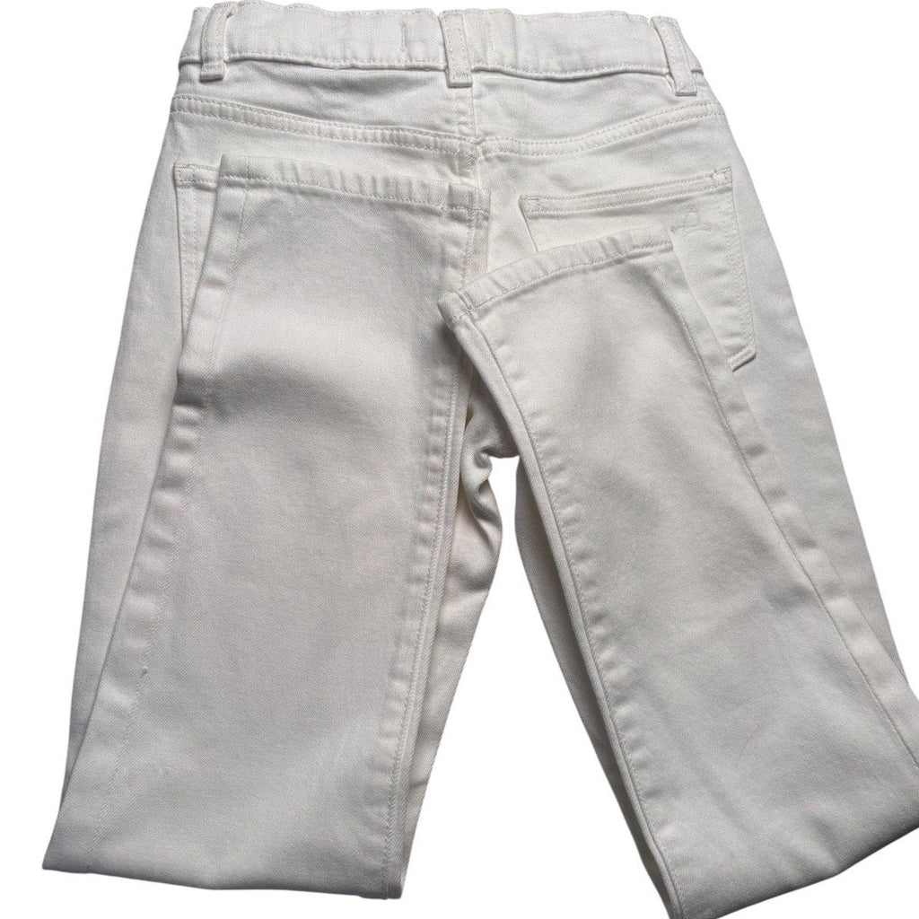 DL1961 KIDS White Jeans Straight Leg Mid Rise Premium Denim KDS05