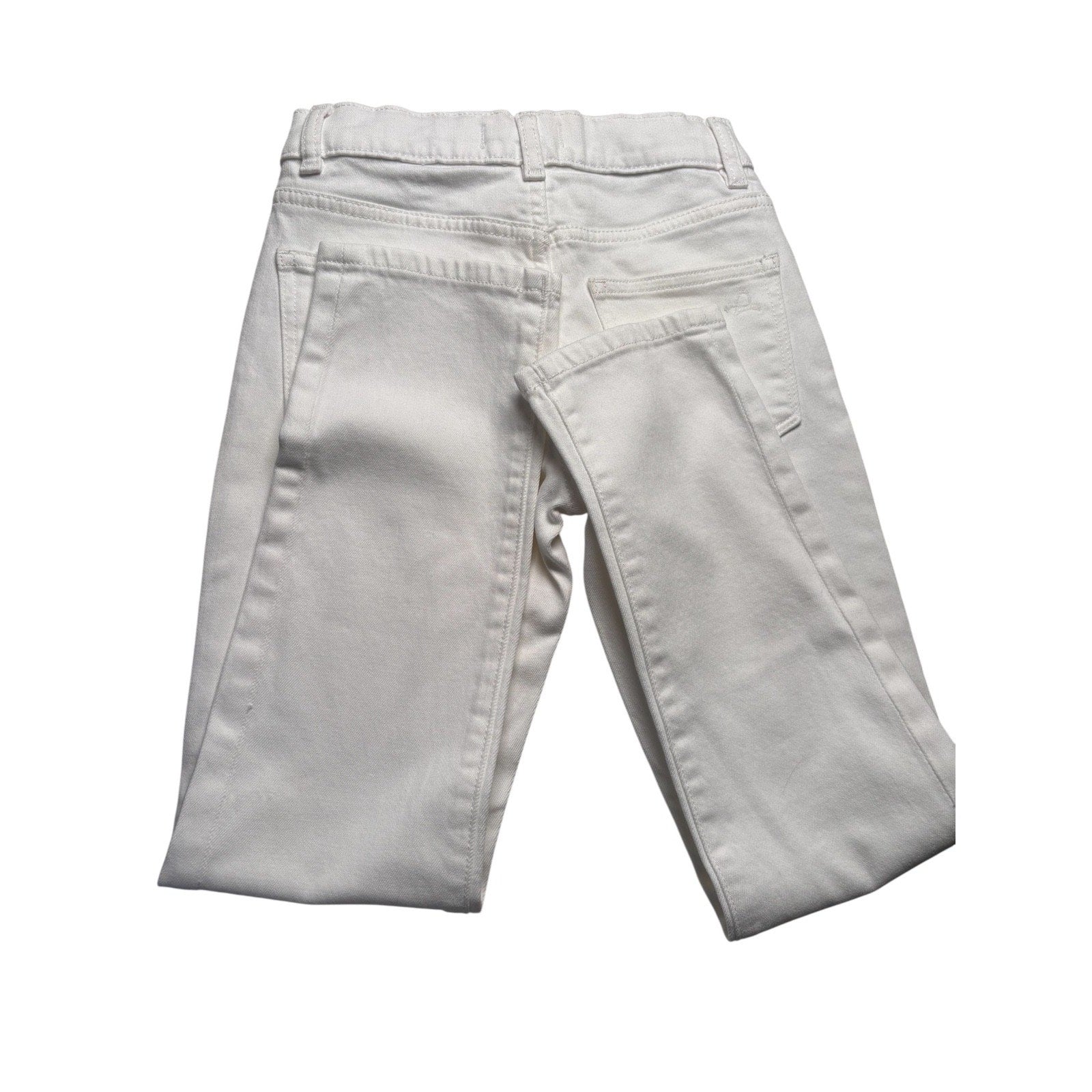 DL1961 KIDS White Jeans Straight Leg Mid Rise Premium Denim KDS05