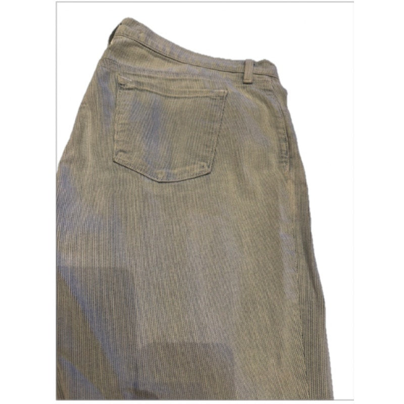 J Brand Womens Skinny Jeans Gray Stripe Ankle Zip Denim Size 31