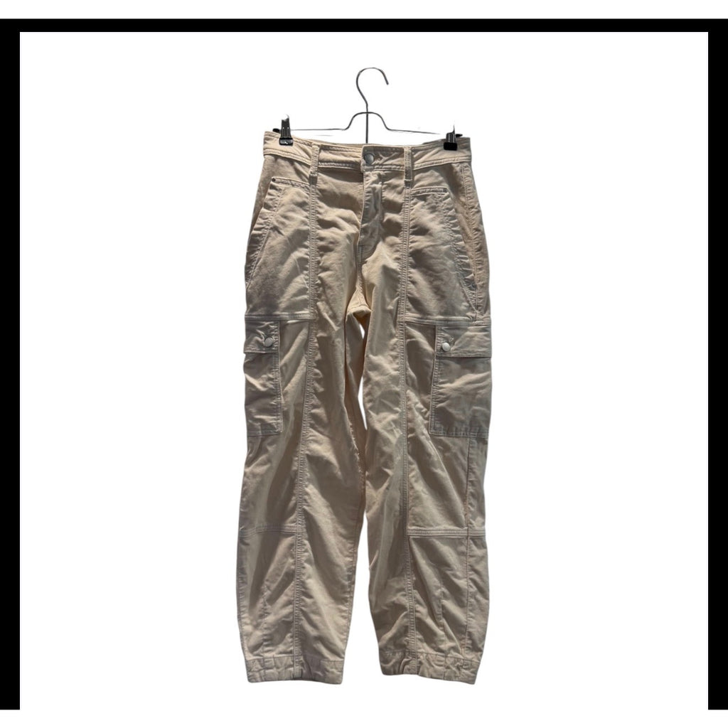 Anthropologie Women's Beige Cargo Utility Pants
