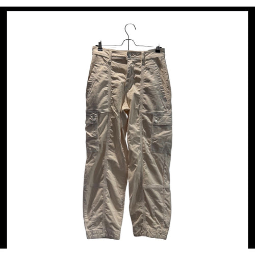 Anthropologie Women's Beige Cargo Utility Pants