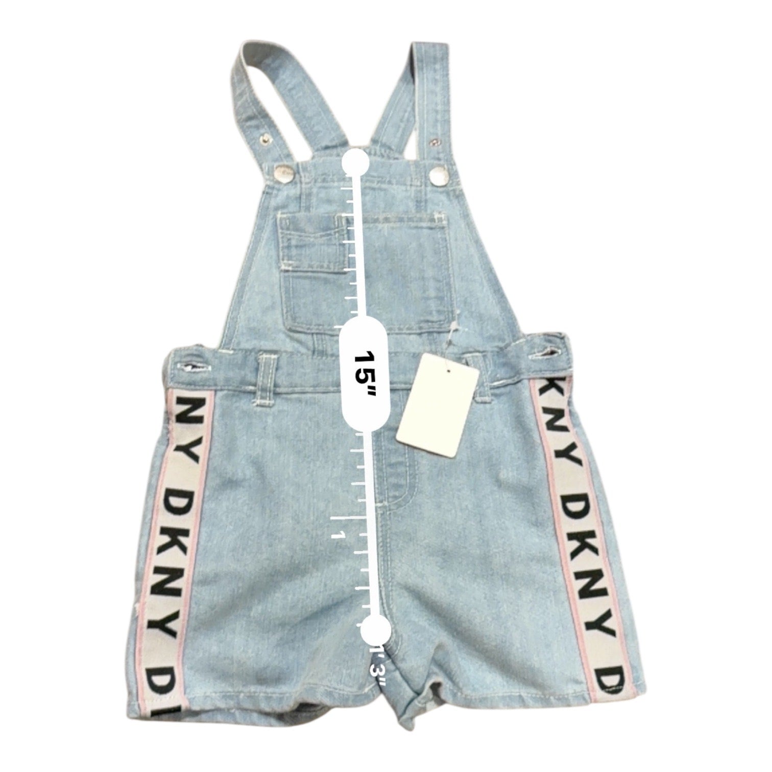 Kids Girls Denim Bundle 3 Brands Overalls Shorts 3 Piece Lot