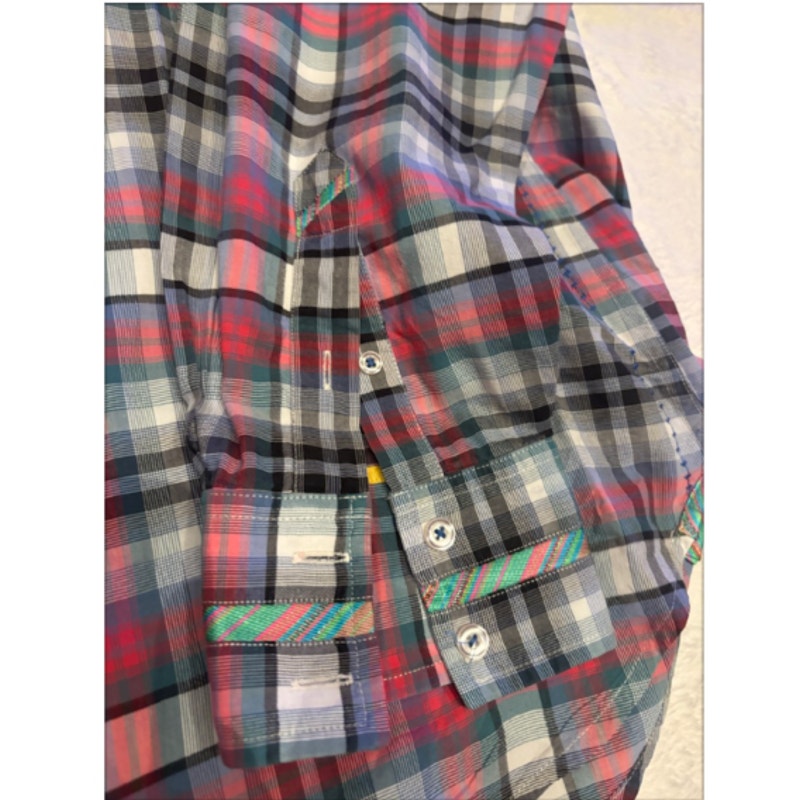 Robert Graham Freshly Laundered Shirt XL Tall Plaid Button Up Multicolor Cotton