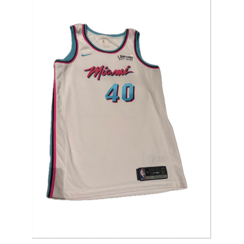 Nike Miami Heat Udonis Haslem #40 Swingman Jersey Mens Small Vice City NBA