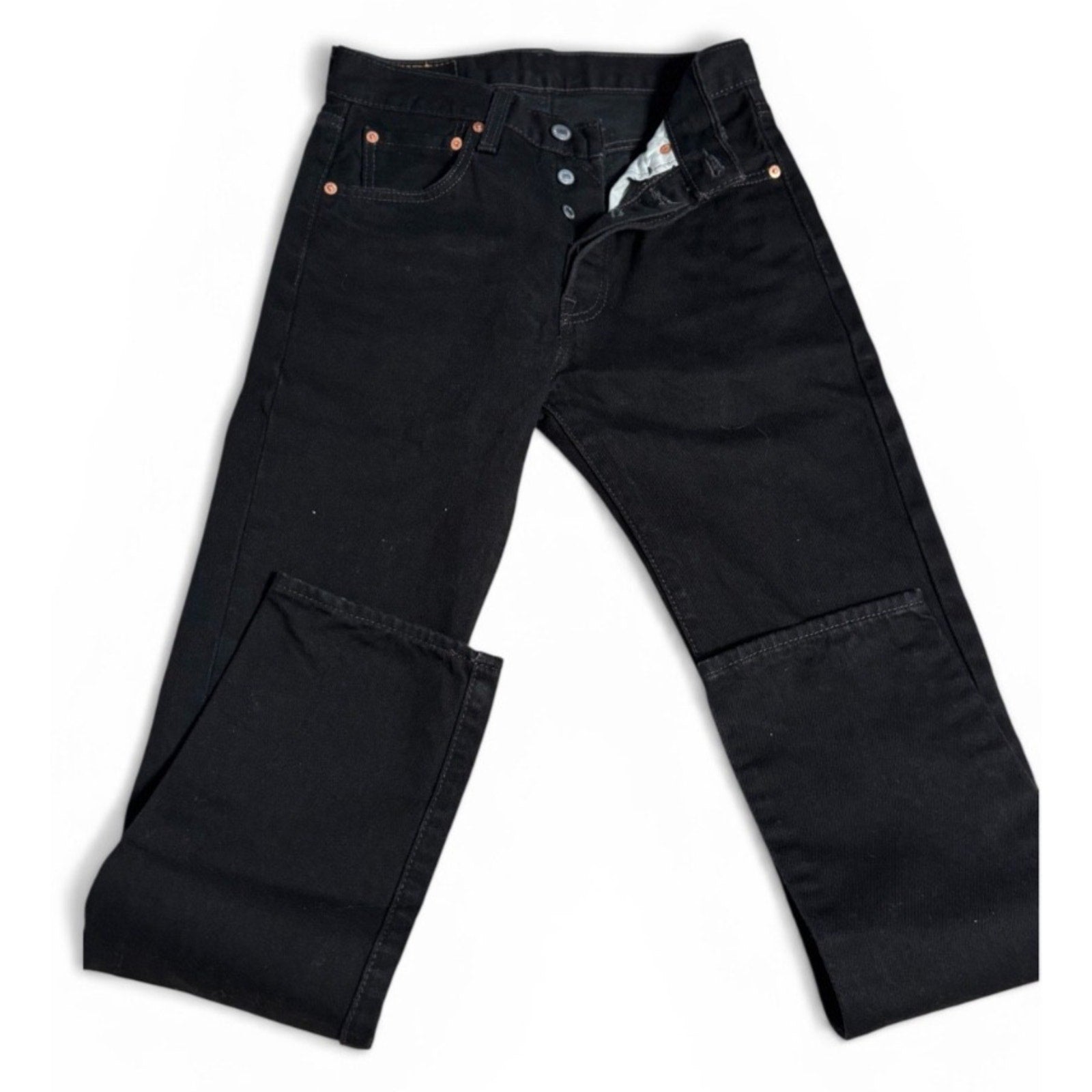 Levi’s 501 Women’s Jeans W28 L32 ButtonFly Straight LegMedium Wash Denim 5010140