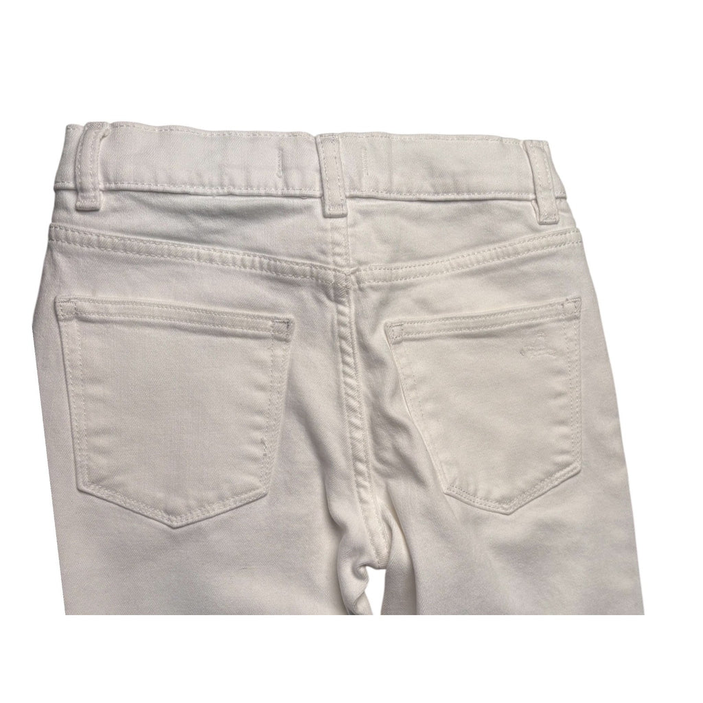 DL1961 KIDS White Jeans Straight Leg Mid Rise Premium Denim KDS05