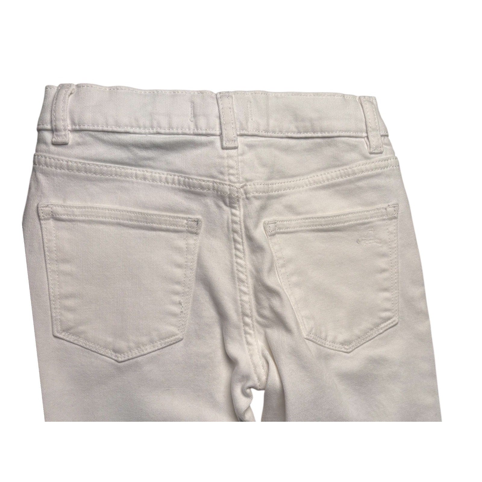 DL1961 KIDS White Jeans Straight Leg Mid Rise Premium Denim KDS05