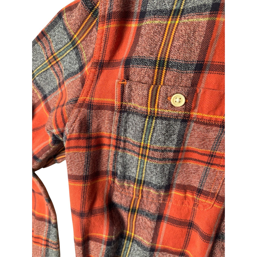 Lucky Brand Plaid Flannel Classic Button Up